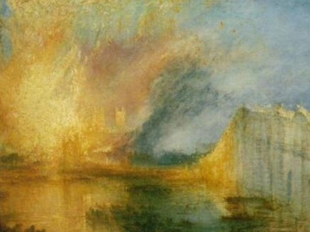 Turner's Burning Of The Houses of Lords And Commons