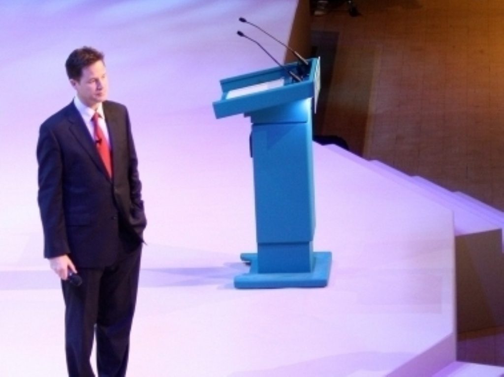 Clegg will unveil the Lib Dem manifesto on Wednesday