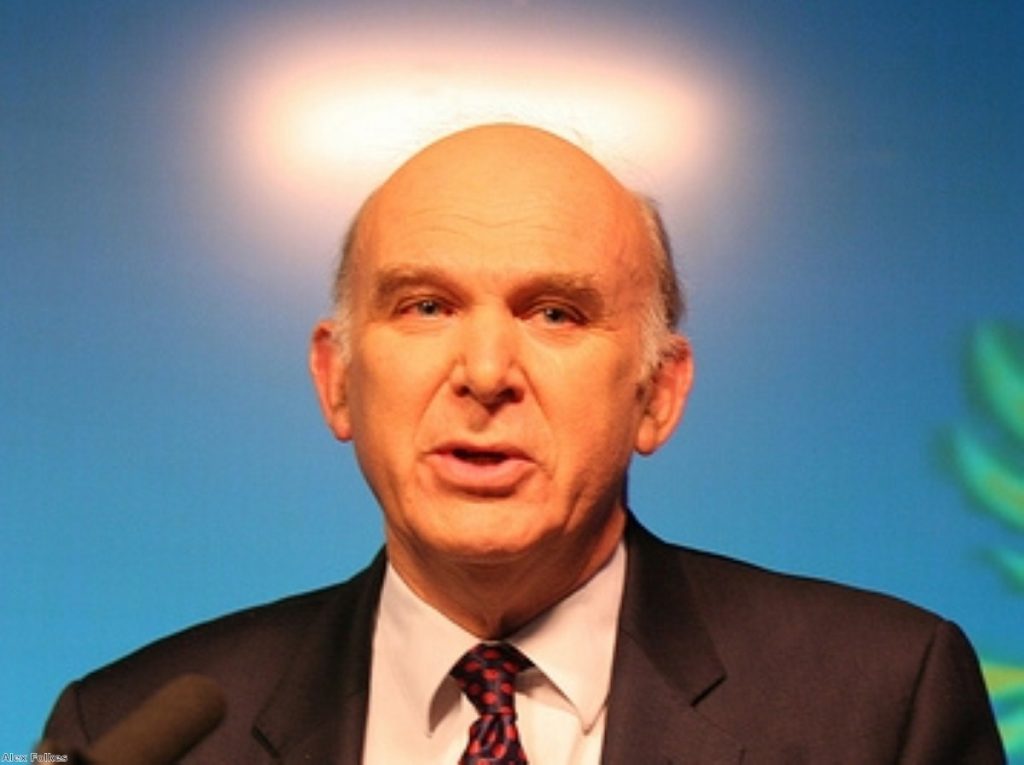 Vince Cable has come to the rescue of Murdoch's media opponents