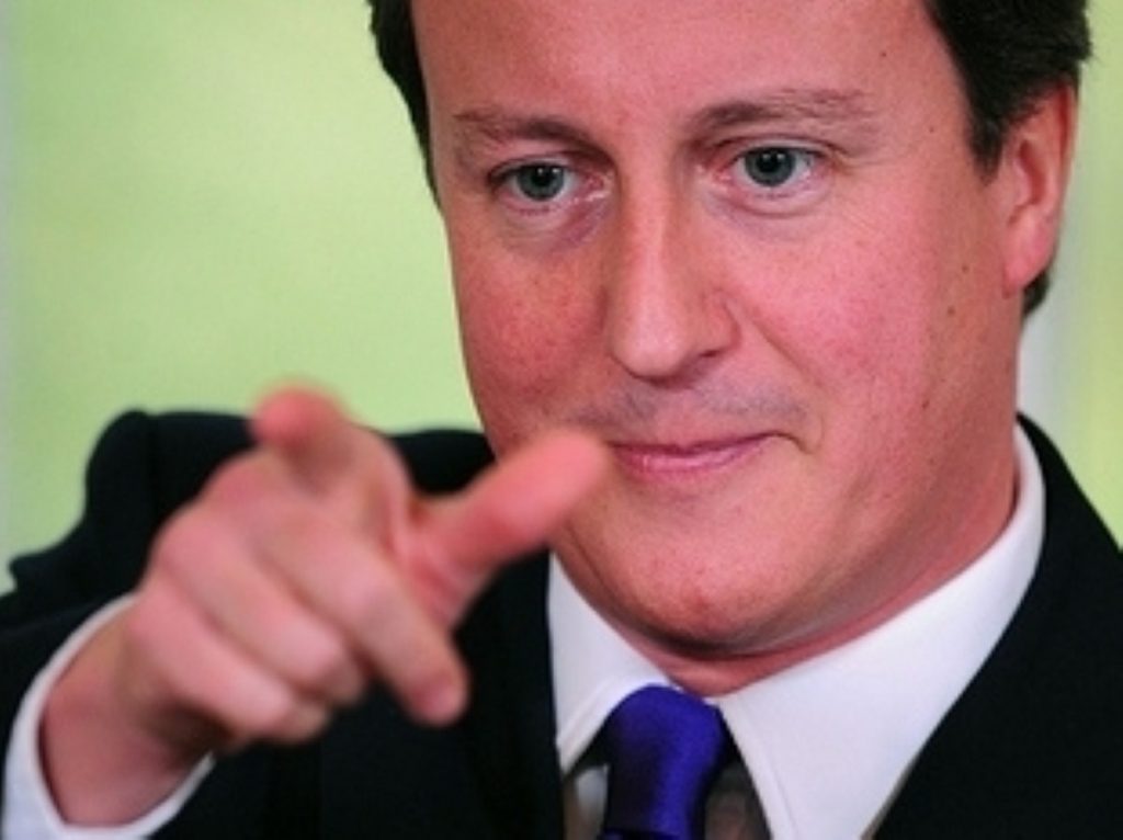 Cameron made his last pitch to voters last night