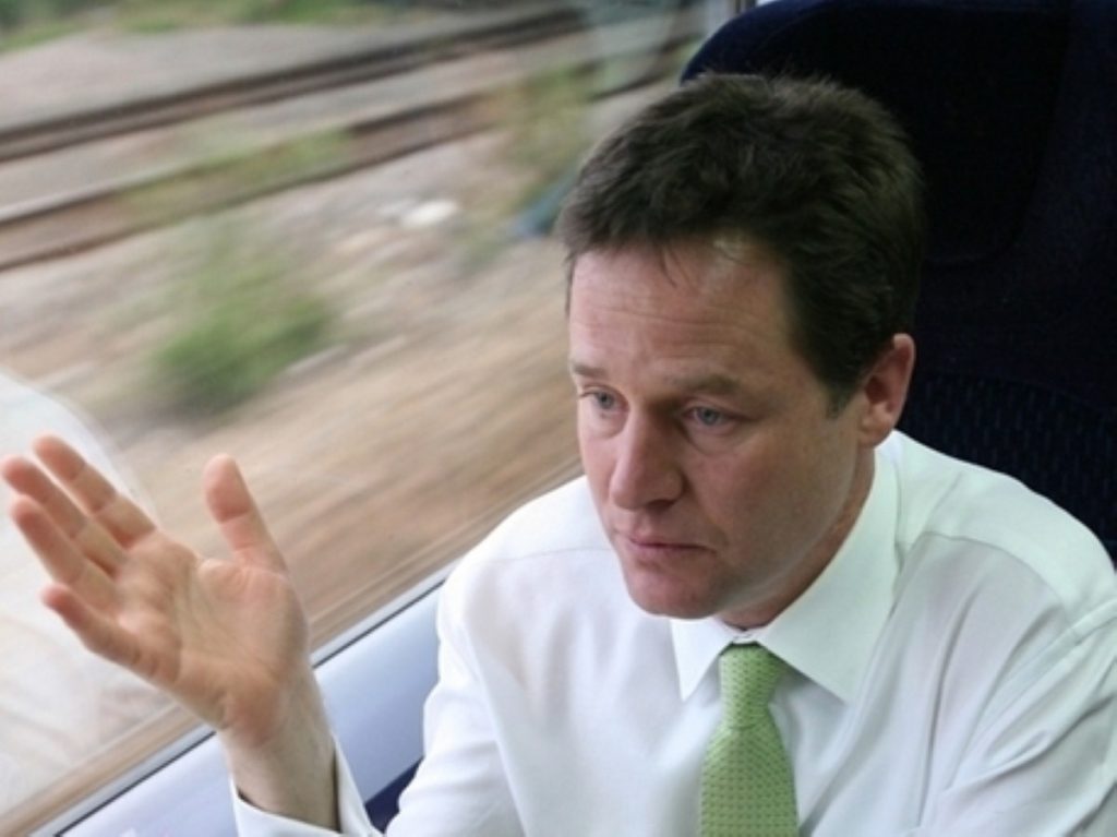 Nick Clegg: 'I will not hide my frustration.'