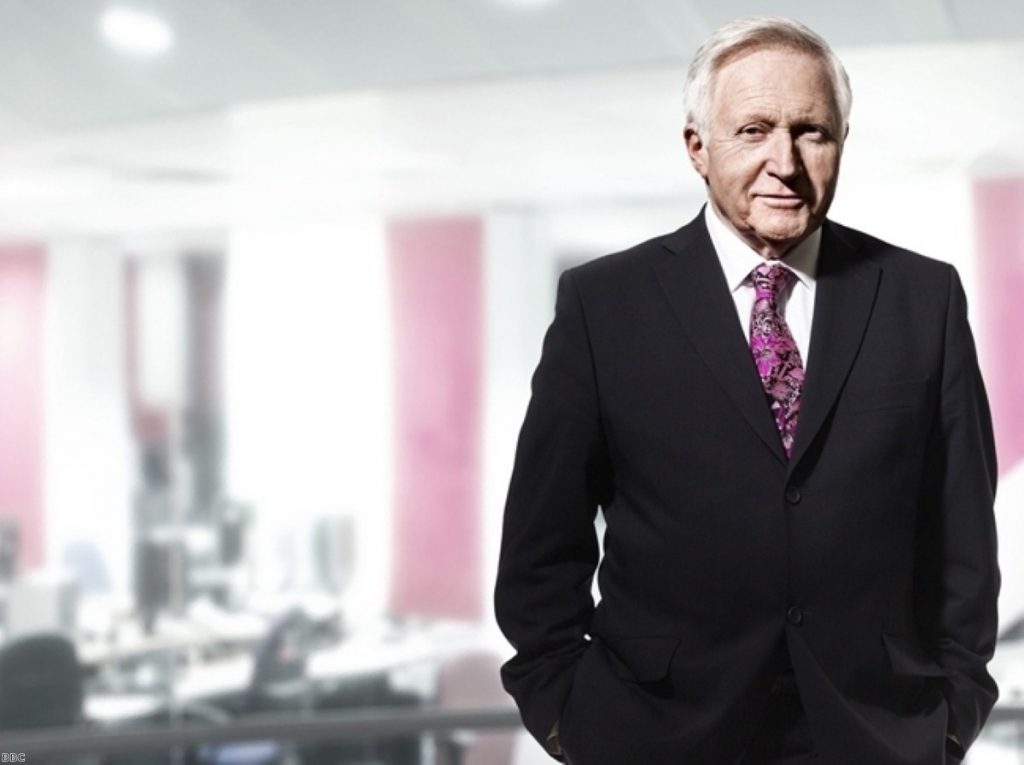 David Dimbleby presented the programme yesterday evening