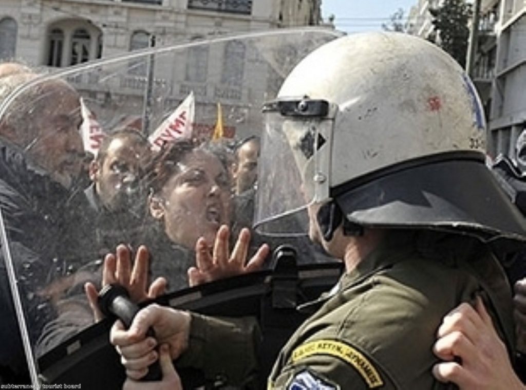 In Greece, austerity measures have been met by unprecedented public unrest.