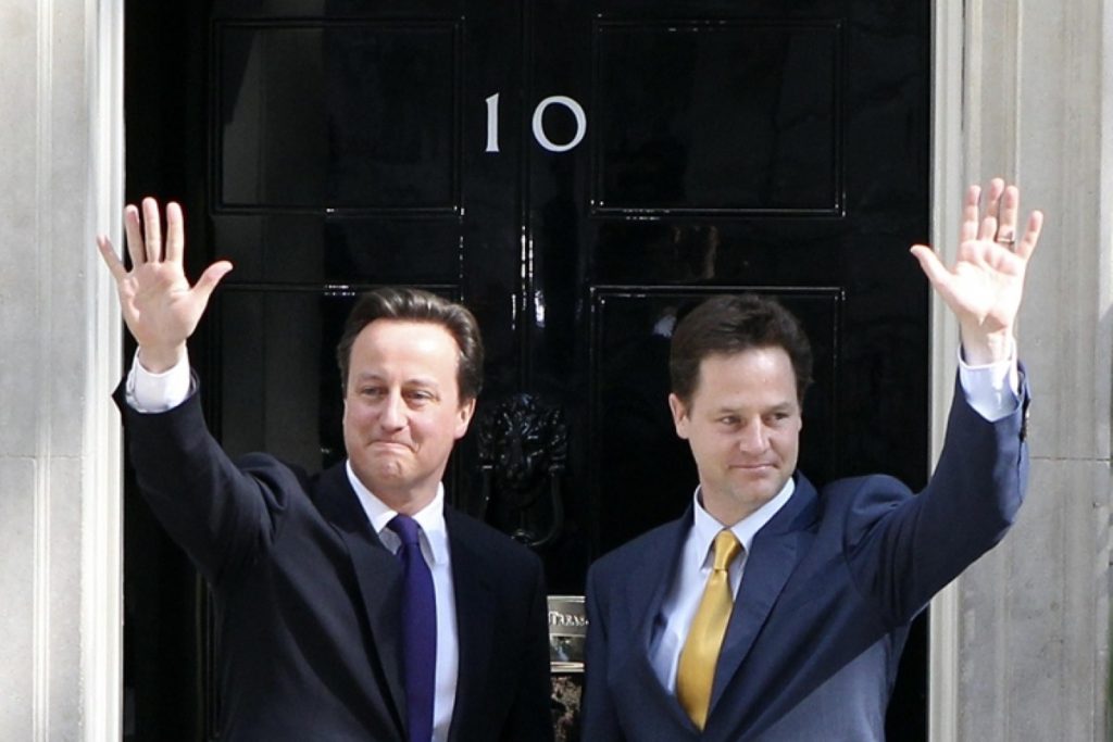 Happier times? The tuition fees debate could divide the coalition government