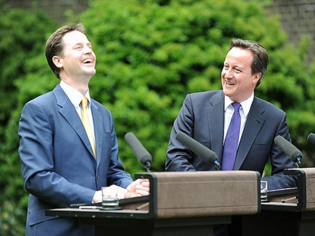 Clegg and Cameron in happier times