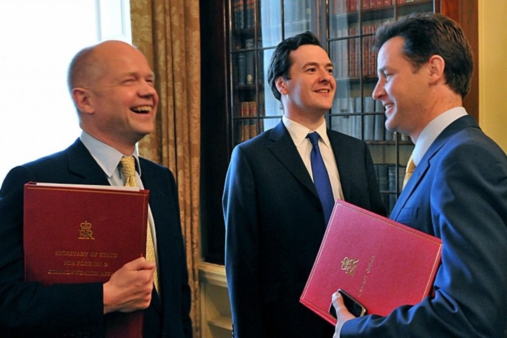 Who's laughing now? William Hague, George Osborne and Nick Clegg all face boundary changes