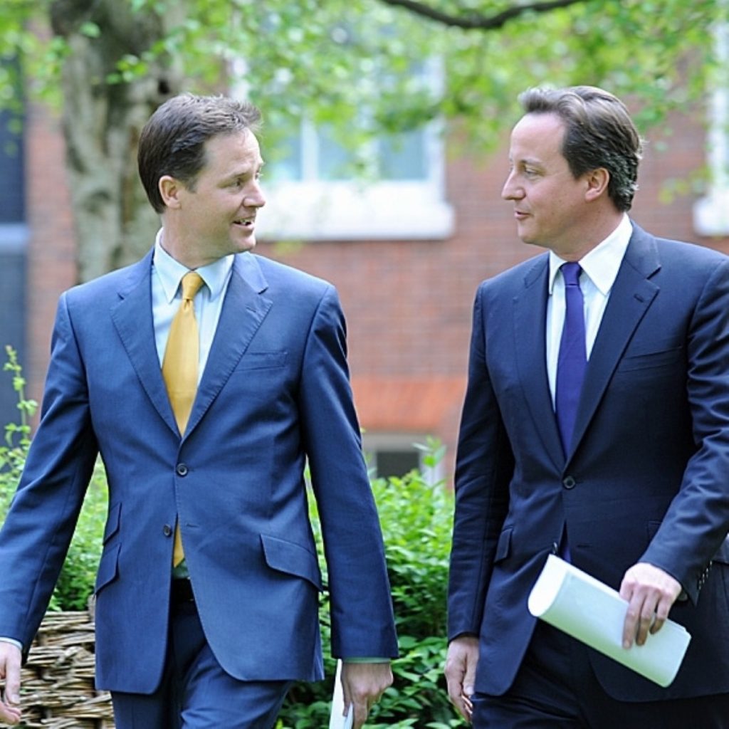 Nick Clegg and David Cameron will discuss changes to the NHS reforms.