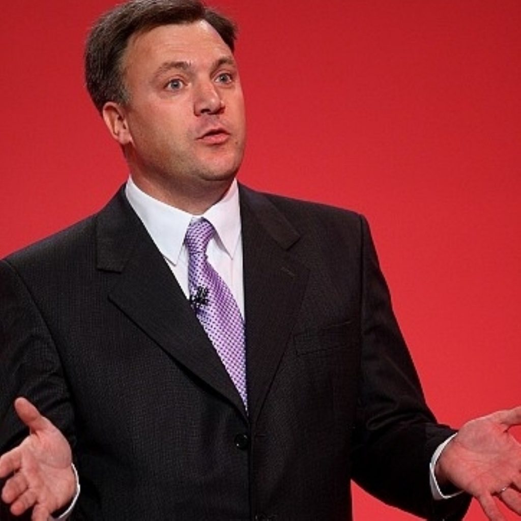 Ed Balls is MP for Morley and Outwood