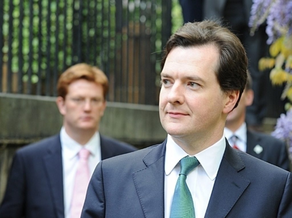 George Osborne (r) and his Lib Dem ally in the Treasury Danny Alexander