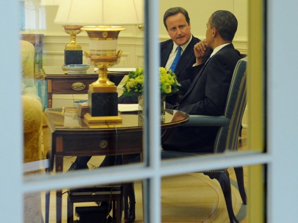 David Cameron last met with Barack Obama in the White House in July 2010