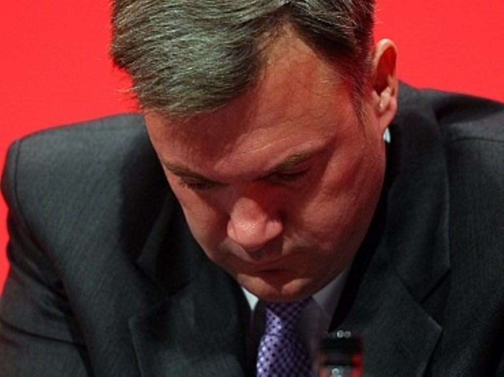 Ed Balls faces a big speech to delegates in Manchester this morning