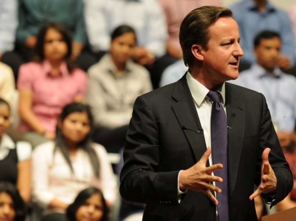 During the prime minister's recent visit to India, he insisted there be 'no limit' to student immigration.