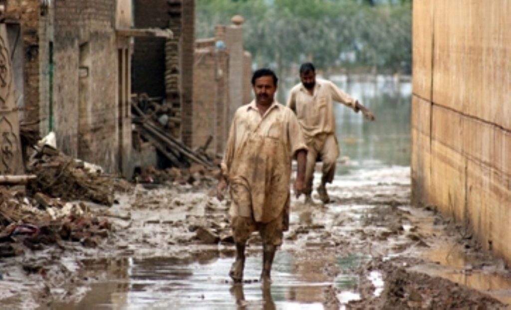 The flooding has devastated swathes of Pakistan