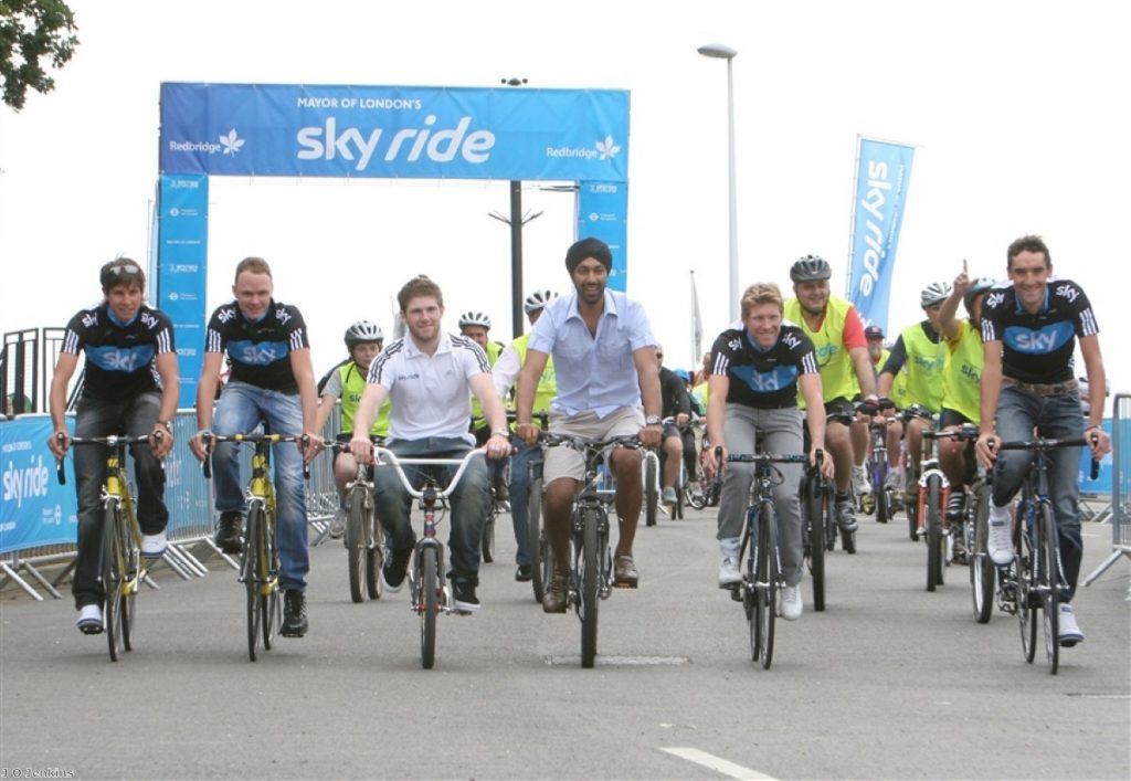 Boris Johnson is an avid cyclist