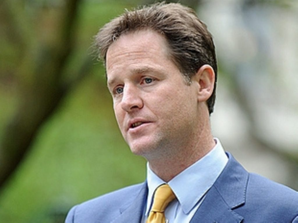 Nick Clegg will make his first appearance representing Britain at a major international event
