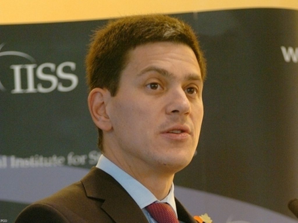 Tory MP calls for David Miliband to return to the frontline - to advise the coalition