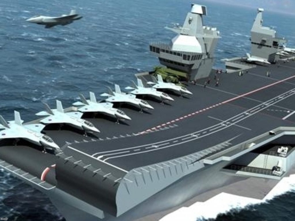 UK's new aircraft carrier won't be operational until 2020