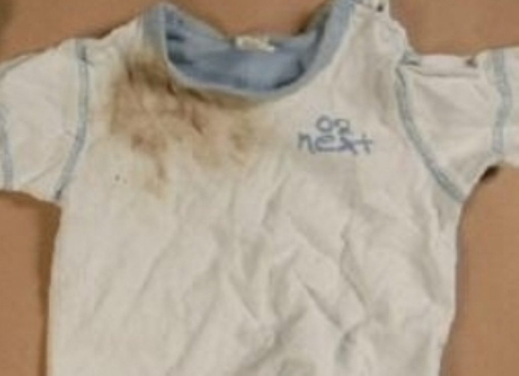 The clothing of Baby P, a case which shocked Britain