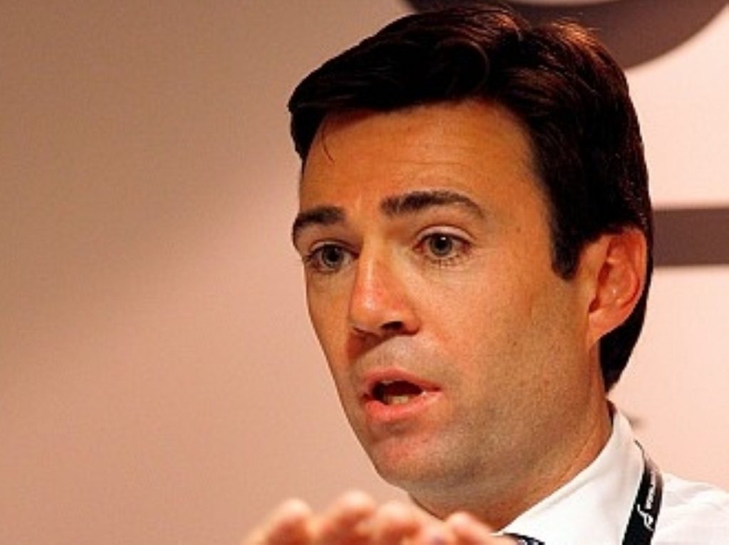 Burnham to Clegg: 'Your tie dost protest a bit too much'