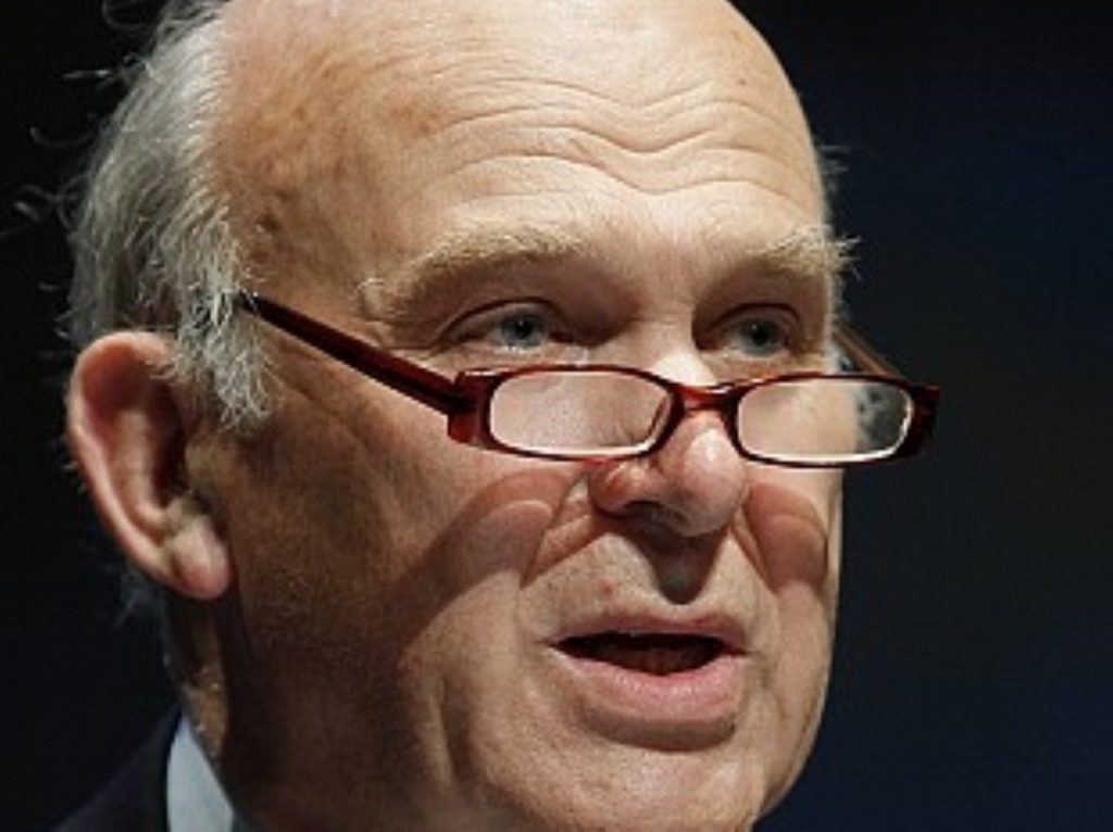 Vince Cable's department under pressure