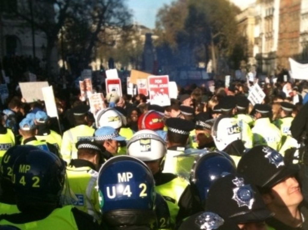 Met now frequently uses kettling as tactic to tackle demos