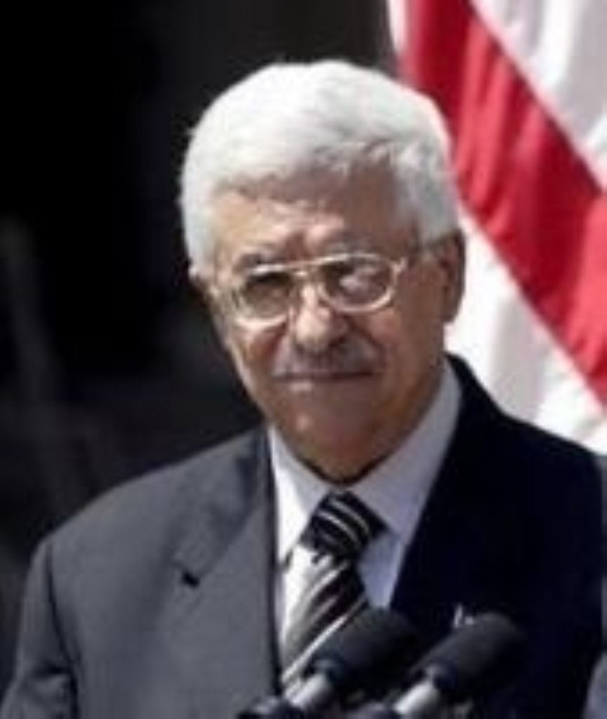 Mahmoud Abbas called for an end to the Palestians' suffering