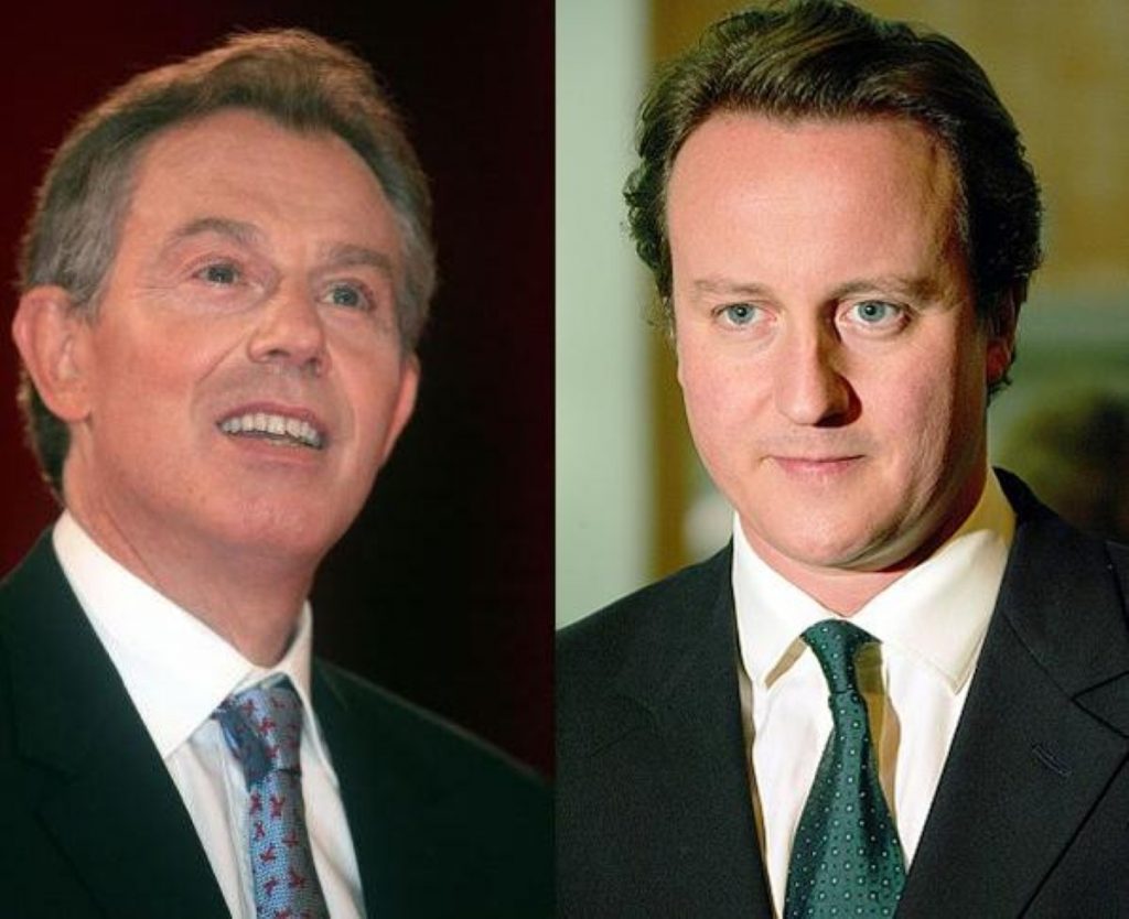 Respect across the aisle: Blair's comments will be taken as further evidence of his admiration for David Cameron.