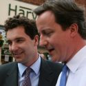 Edward Timpson (L) and PM David Cameron (R)